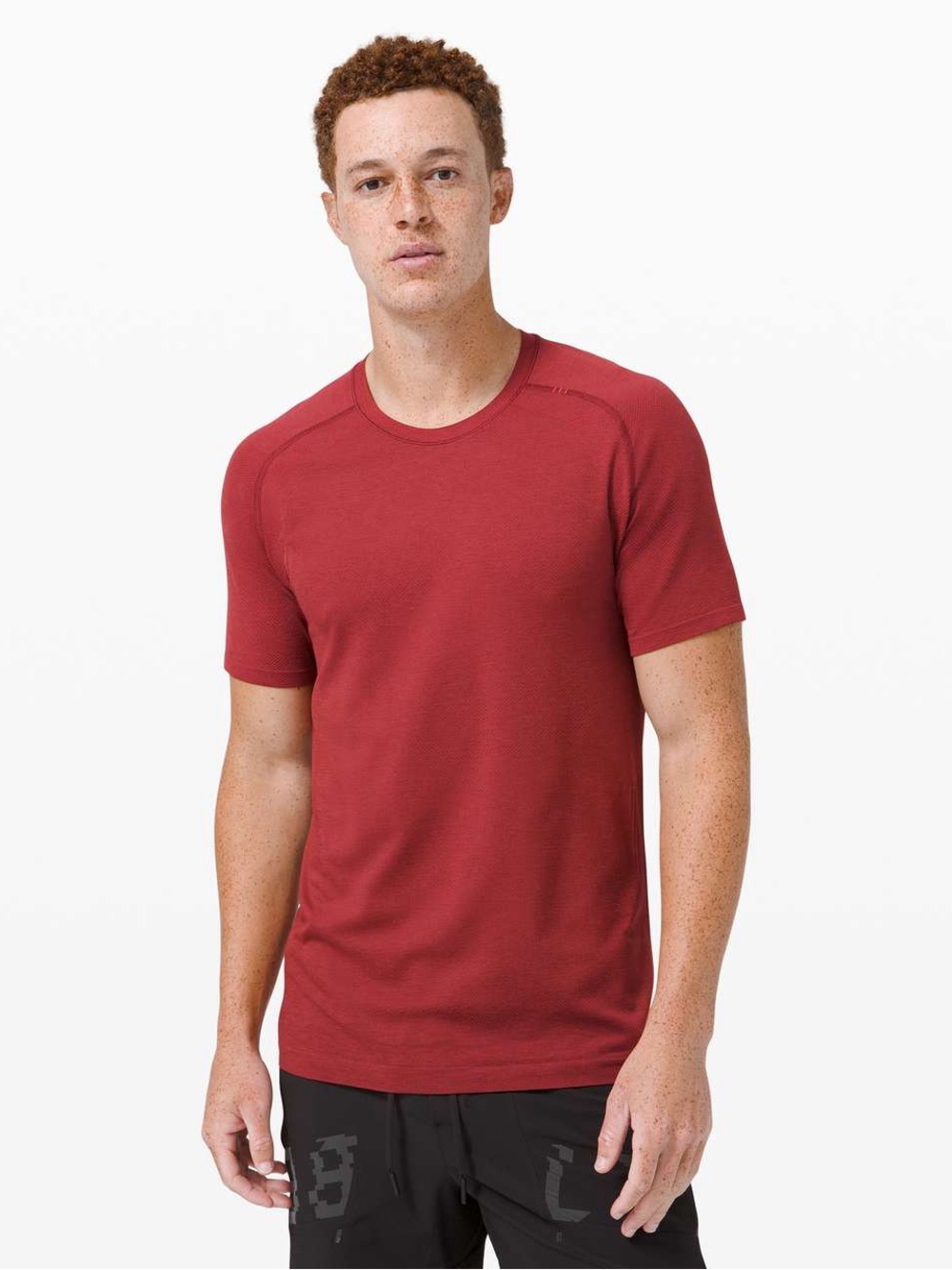Lululemon Metal Vent Tech Short Sleeve 2.0 Dark Red / Savannah XXL